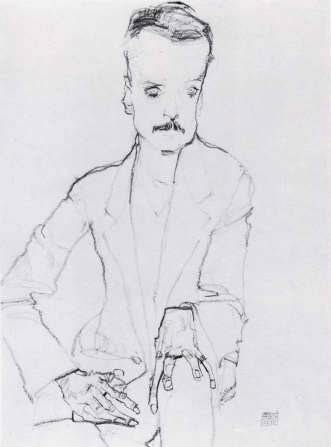 Egon Schiele Portrait of eduard kosmack